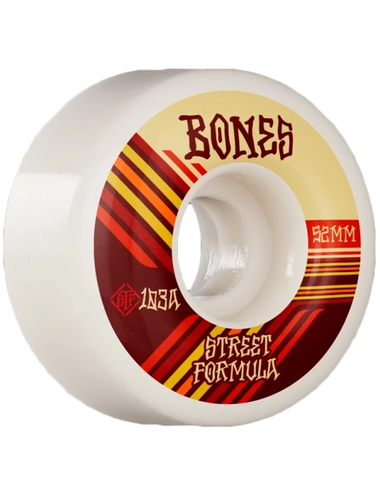 Koła deskorolkowe Bones Retros V4 Wide 52 mm Street Tech Formula 103a